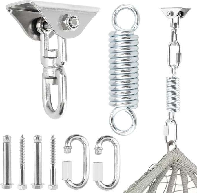 Robuuste Ophangset voor Hangstoel en Schommel - 400 kg Capaciteit