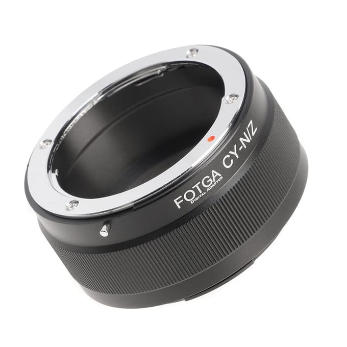 FOTGA Hoge Precisie Lens Mount Adapter Ring Aluminiumlegering Vervanging voor Contax/ Yashica C/Y zwart
