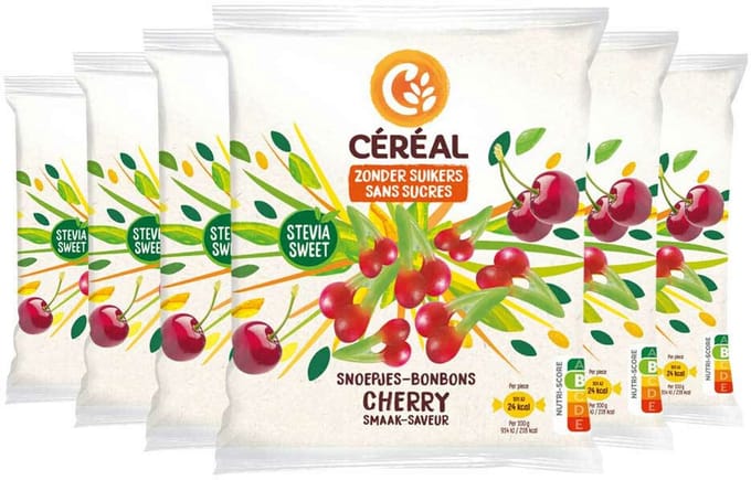Céréal Snoepjes Kers - 6 x 120 gr - Voordeelverpakking