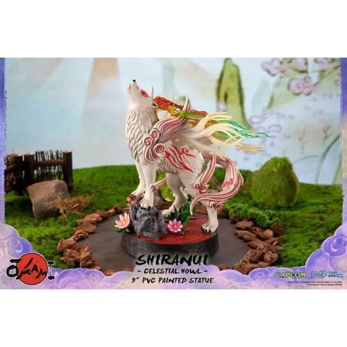First 4 Figures F4F Capcom Okami Statue-Shiranui (Celestial Howl) 23CM (Diversen) Gebruikt