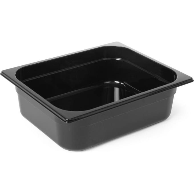 HENDI Gastronorm container – polycarbonaat – 6,5L – zwart – 325x265x100 mm