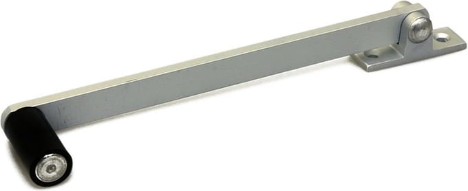 Dulimex raamvalijzer 150 mm - Met rol - Aluminium - Grijs