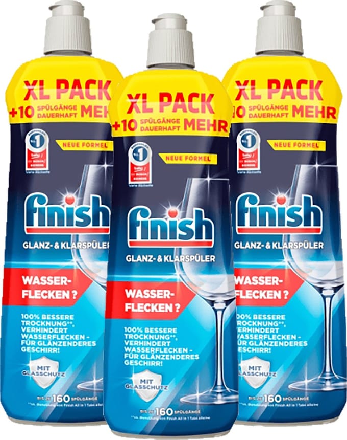 Finish Glansspoelmiddel Shine & Protect 3x 800 ml - Voordeelverpakking