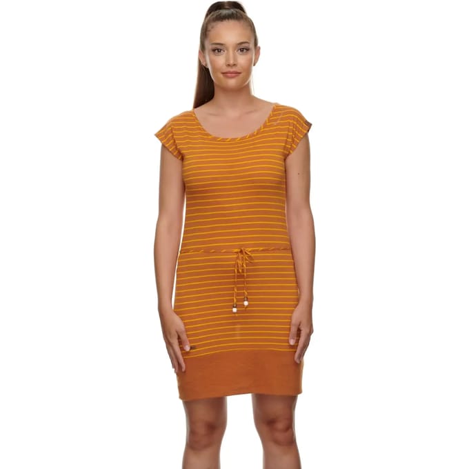 Ragwear zomerjurk soho stripes ii Geel-S (36)