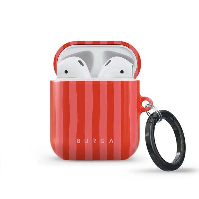 Burga Hardcase voor de  Apple AirPods 1 / 2 - Pomegranate