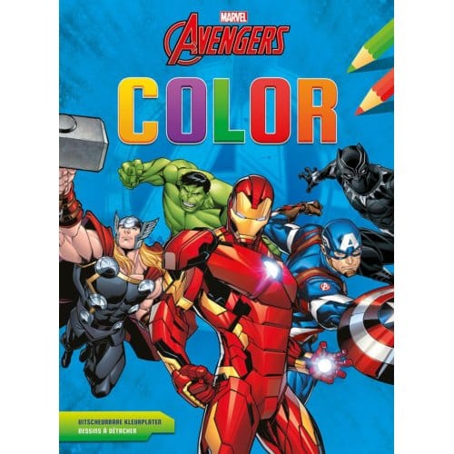 Marvel Avengers Color Kleurblok / Marvel Avengers Bloc De Coloriage