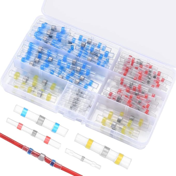 Solidchoice - 120 Stuks Waterdichte Solder Connectoren Set