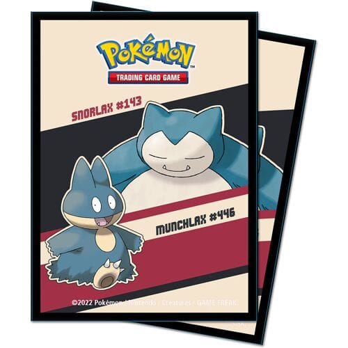 Ultra Pro Pokemon TCG Standard Size Deck Protector Sleeves-Snorlax & Munchlax (Diversen) Nieuw