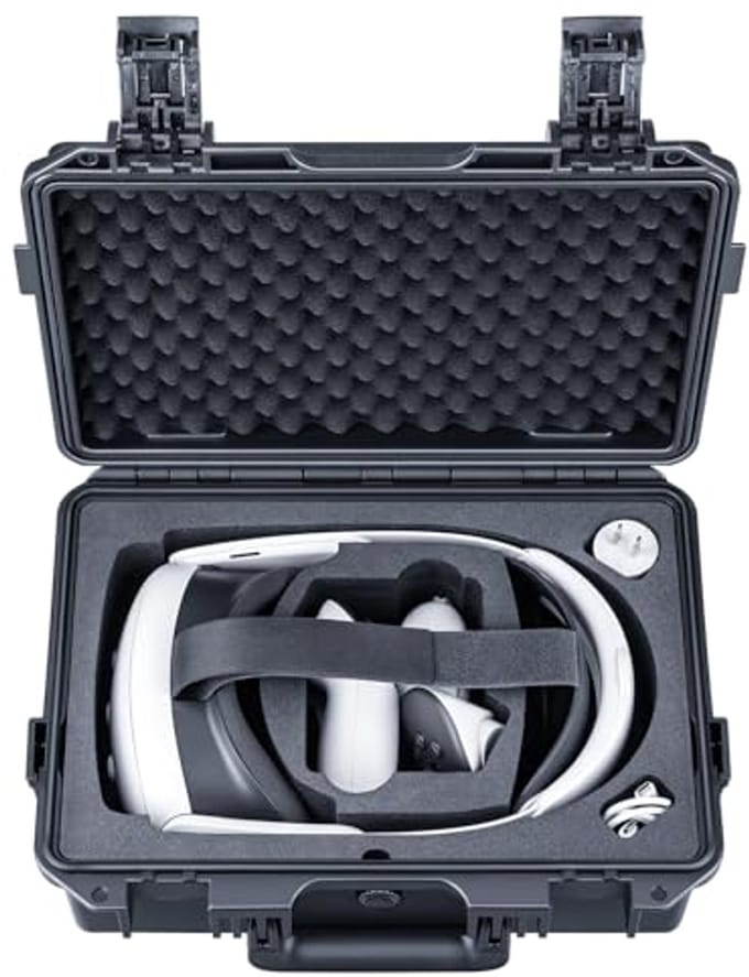 Waterdichte Koffer Case voor Meta Oculus Quest 2 met Schuim Voorzichtig