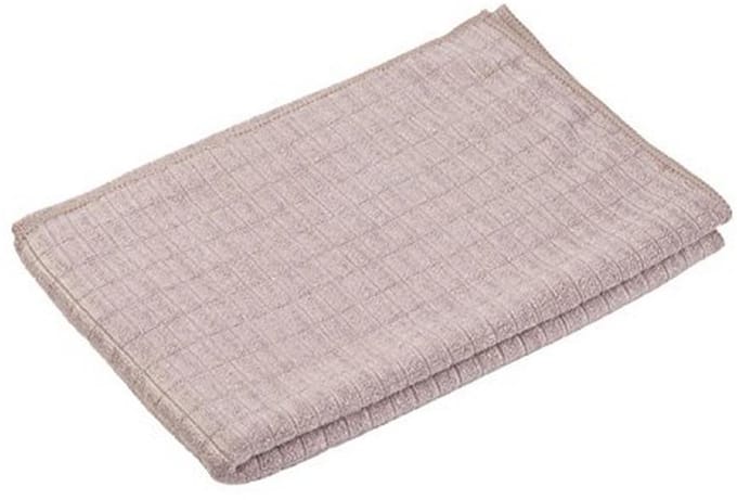 Set van 3 microvezel theedoeken 50 x 70 cm - Taupe
