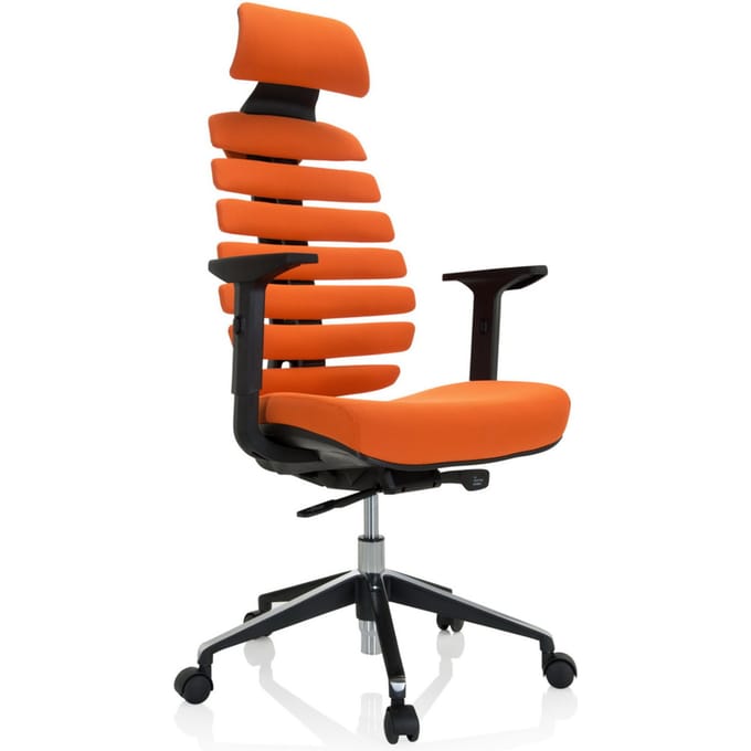 ERGO LINE II PRO | Stof - Professionele bureaustoel Oranje