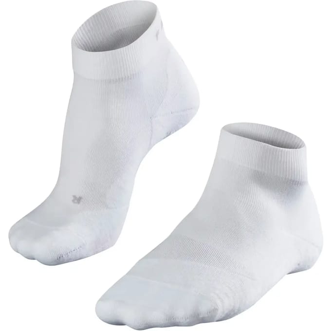 FALKE GO2 Short anti-blaar katoen functioneel materiaal golfsokken heren wit - maat 42-43