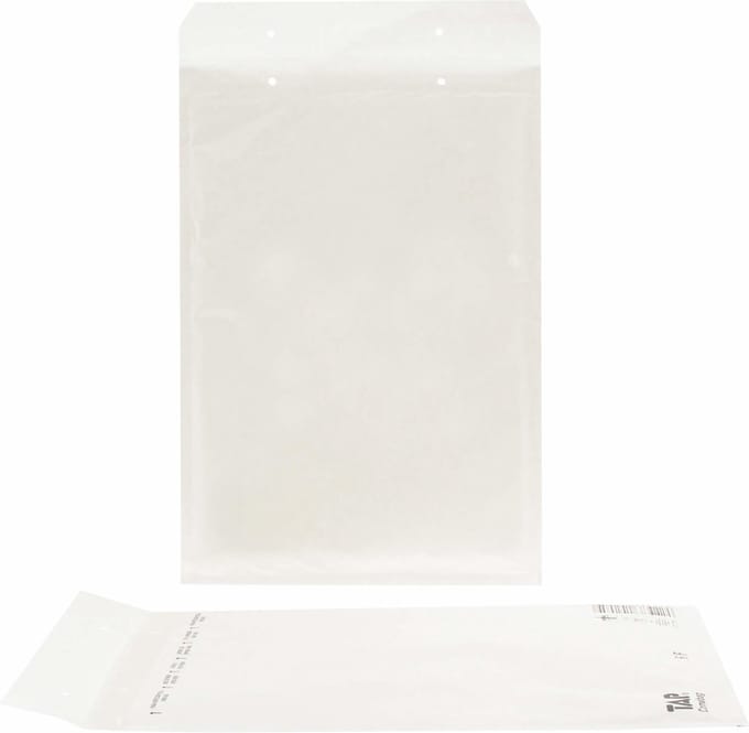 Bubble envelopes white Size F 240x350mm (100 pcs.)