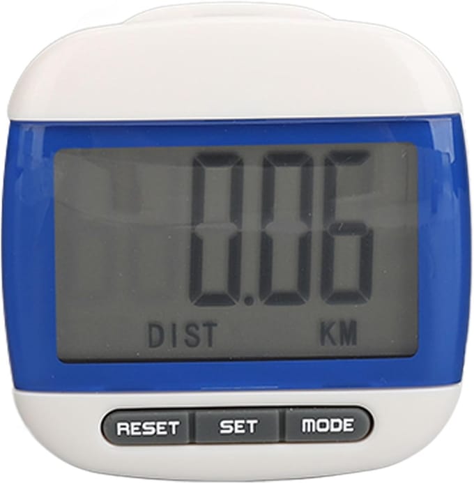 Stappenteller - Trainingstracker - Fitness Bijhouden - Groot LCD Display - 1.7 inch - Zwart