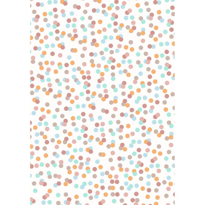 Transparant papier "Dots Pastel"