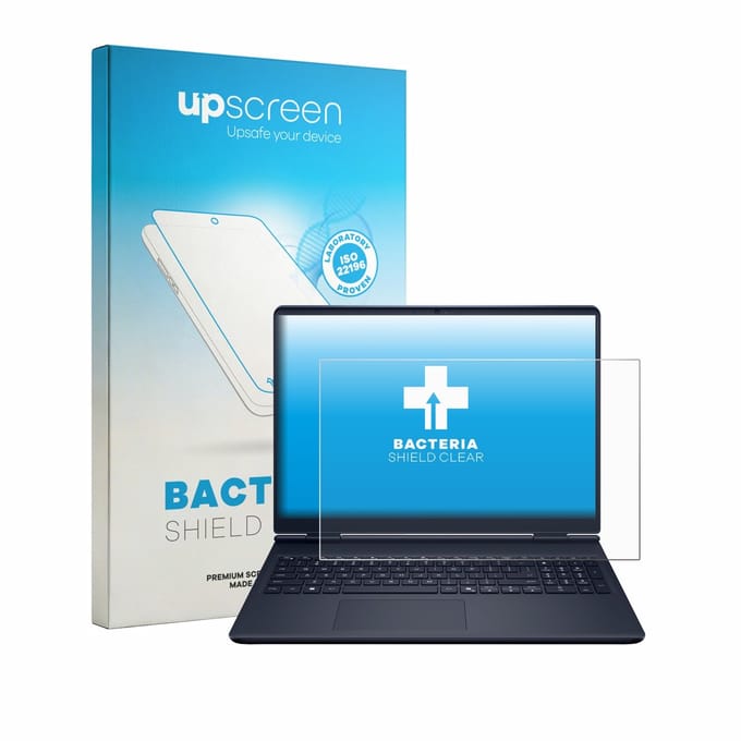 upscreen - Screenprotector voor Alienware 16 Aurora AC16250 - Folie Beschermfolie transparant antibacterieel