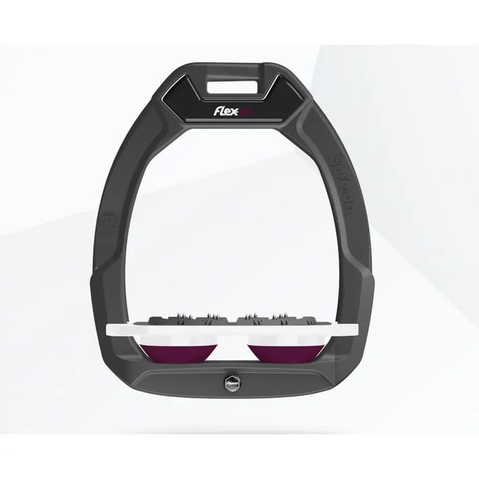 Veiligheidsijzers Uitsluitend Grip Antraciet/Wit/Pruim Flex-On Safe-On