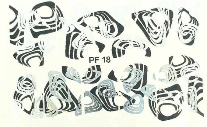 Korneliya Folie Decal PF 18 Silver