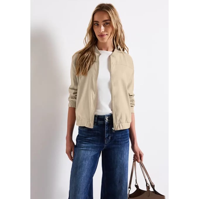 Blouson in effen kleur