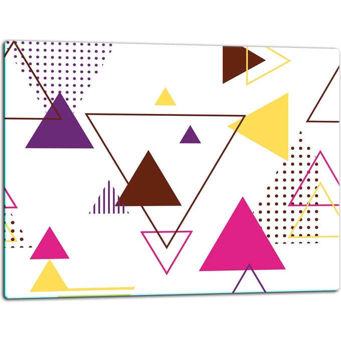 TMK ArtDeko - Snijplank - Glas - 52x40cm - Hartvormig Patroon