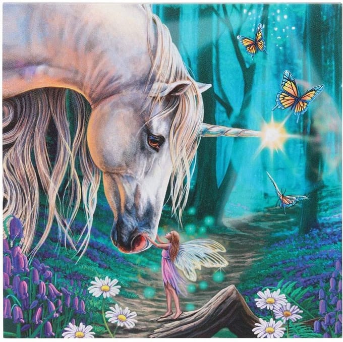 Something Different Canvas afbeelding Fairy Whispers Light Up by Lisa Parker Multicolours