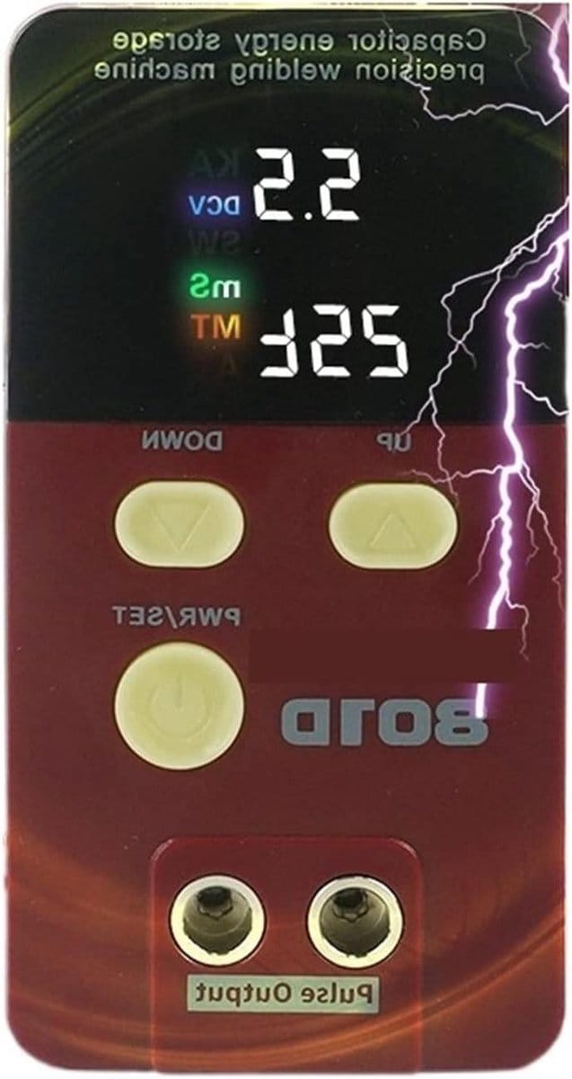 Puntlas Machine - Batterij Lasapparaat - Metaal Verbinden - Energieopslag Type - 0.4 mm dikte - Zwart