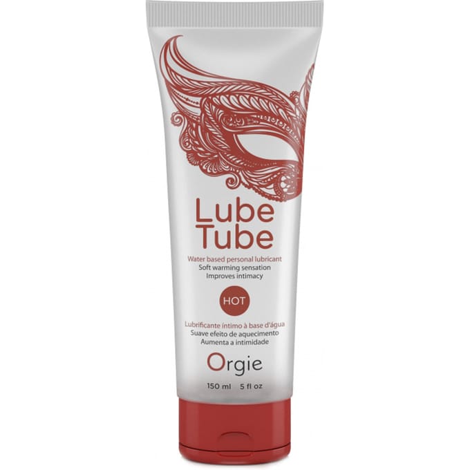 Lube Tube Hot - Glijmiddel op Waterbasis met Verwarmend Effect - 150 ml