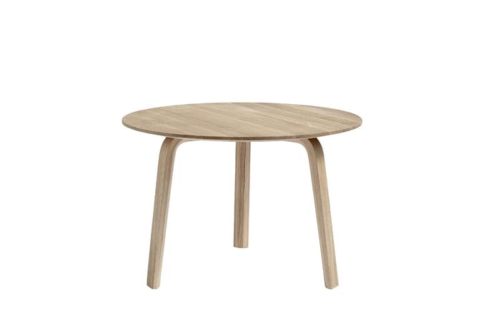 HAY - Bella Coffee Table Ø 60 x H 39 cm - eiken mat gelakt - beige