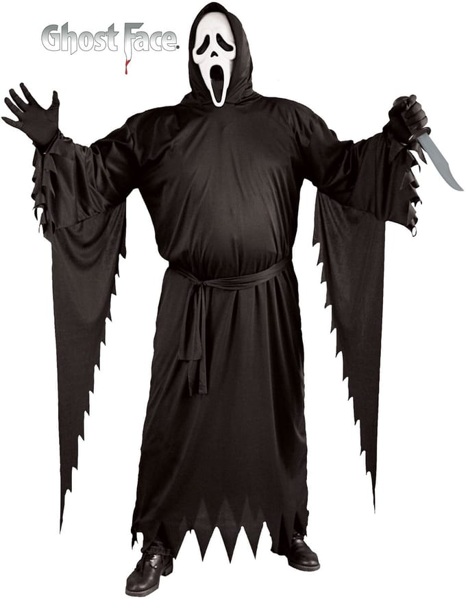 CHAKS - Scream kostuum voor mannen - M / L