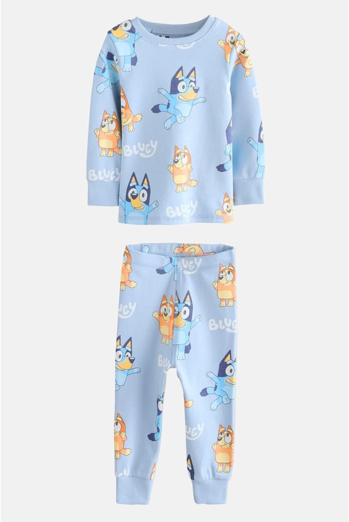 Next - Meisjes - Comfortabele Bluey-pyjama - Blauw