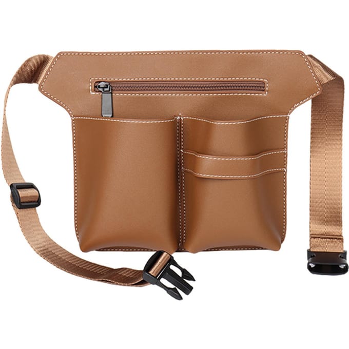 Sac à ciseaux de coiffure, boîte à outils de barbier, sac de coiffure multifonctionnel pour styliste kaki