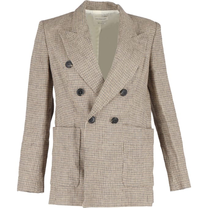 Isabel Marant Dubbelzijdige Blazer in Bruin Wol