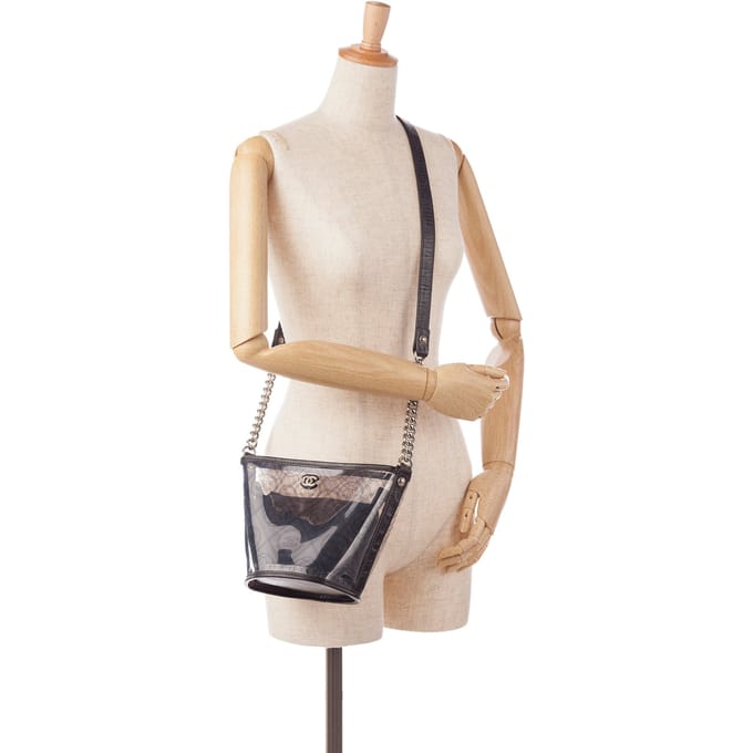 Bucket Bag PVC Leer