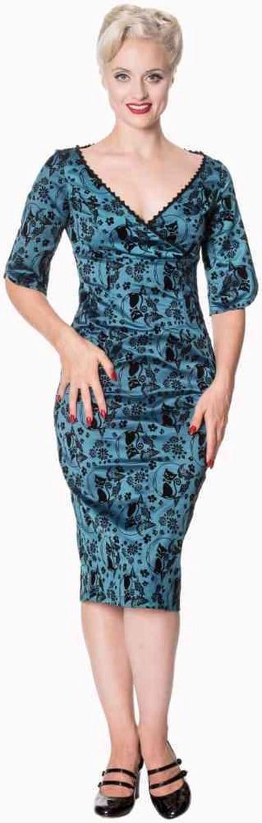 Dancing Days - Carlita Kokerjurk - 4XL - Blauw/Groen