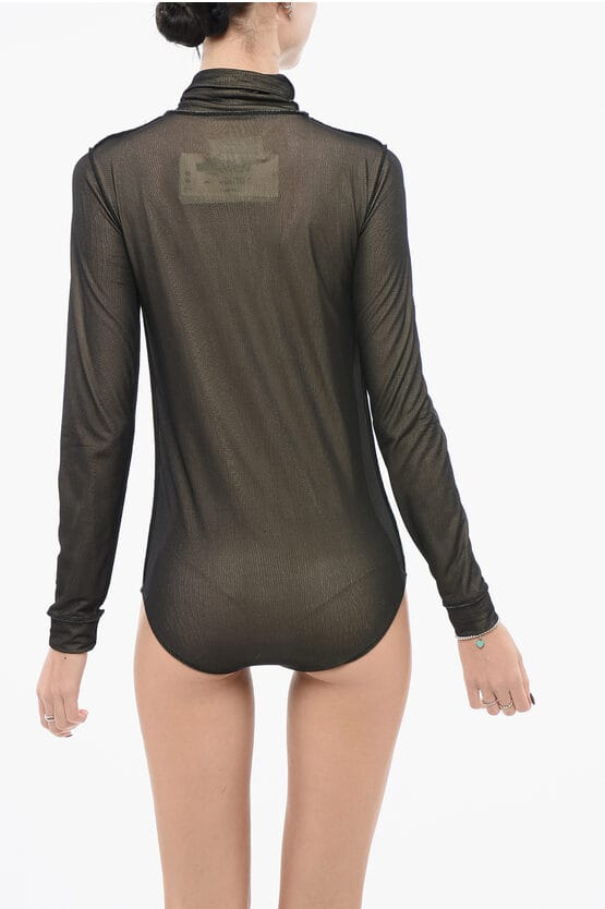 MM3 Viscose gelaagde body in bruin