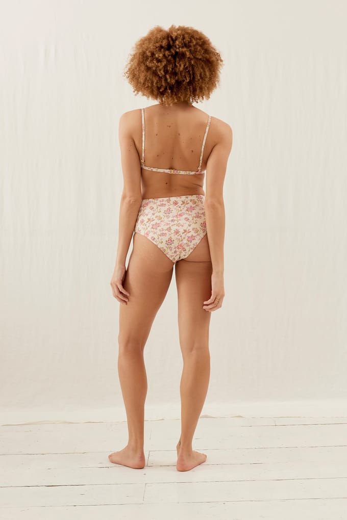 Louise Misha Bikini Top Vasalia Cream Bucolia Fields Größe: S | Bikinis Outlet | Damen | Weiß