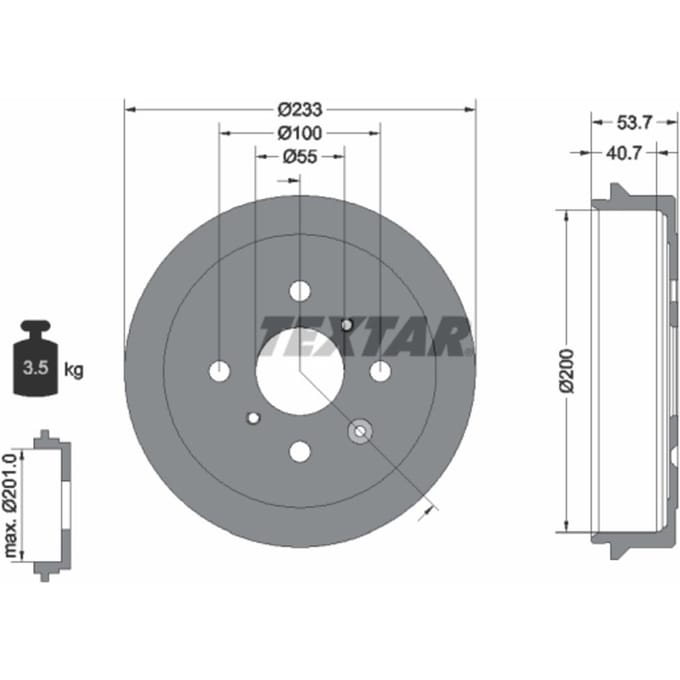 Remtrommel TEXTAR 94026500
