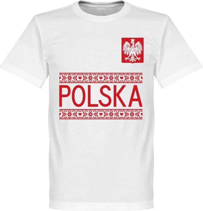 Polen Team T-Shirt - Wit - L