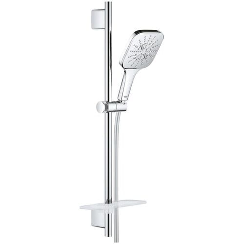 Grohe Rainshower SmartActive Cube - Doucheset - handdouche130, 3-jets, douchestang 60 cm en doucheslang, chroom 26583000