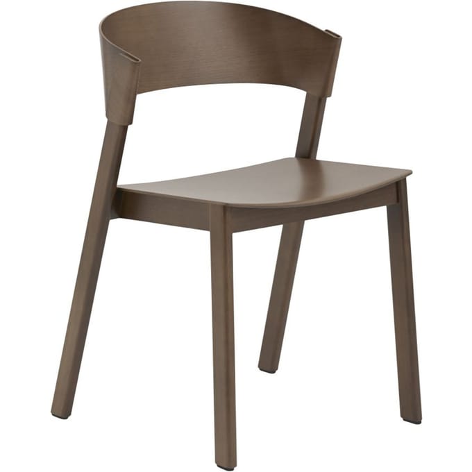 Muuto Cover Side Stoel - donkerbruin
