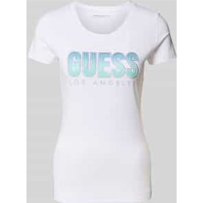 Dames-T-shirt met ronde hals Guess Glitter Degrade
