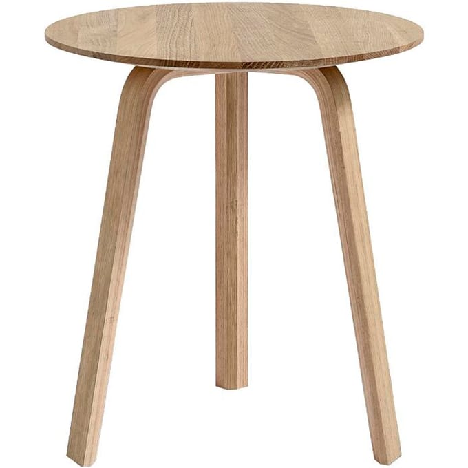 HAY - Bella Coffee Table Ø 45 x H 49 cm - eiken mat gelakt - beige