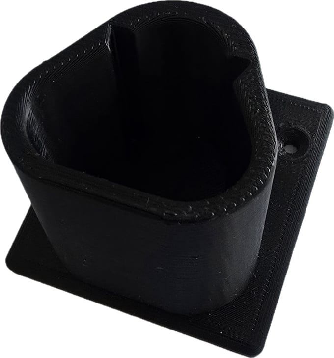 Vormvast accuhouder voor Bosch 12V