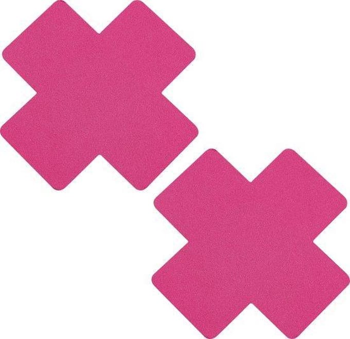 Go Go Gadget - Tepelcovers - kruis - roze
