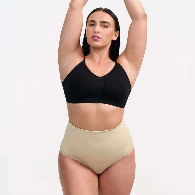 cfab - Corrigerende slip met hoge taille - Beige - M/L