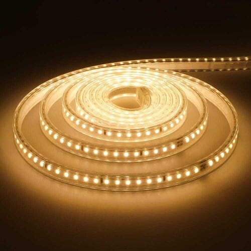 HOFTRONIC Flex120 LED Strip 2 meter - 3000K warm wit - IP65 waterdicht - Buiten & Binnen - 120 LEDs/m - 20 Watt 1680 lumen - Inkortbaar per meter -