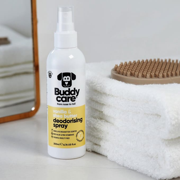 Buddycare Vanille & Shea boter honden Deodorizing Spray 200ml