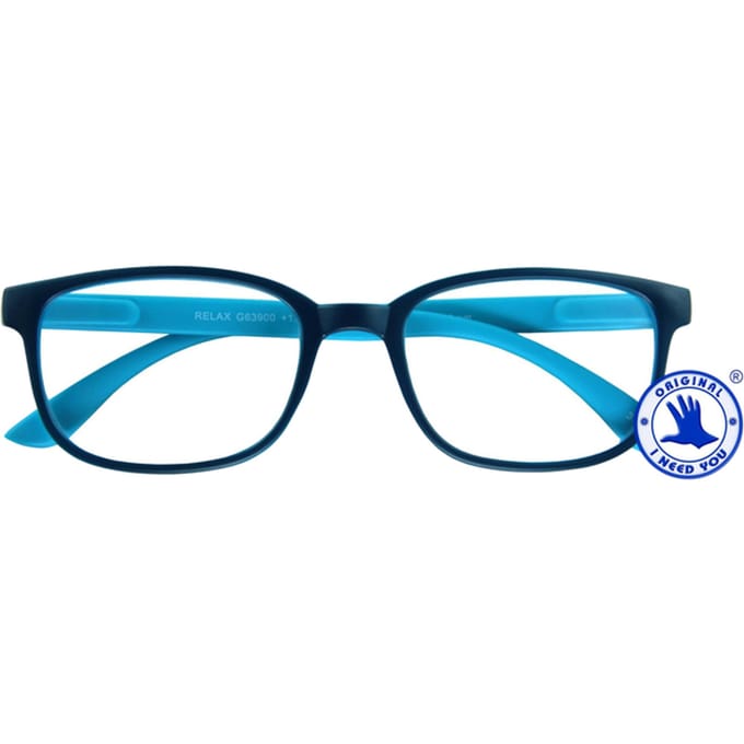 Leesbril I Need You +1.00 dpt Relax blauw-lichtblauw