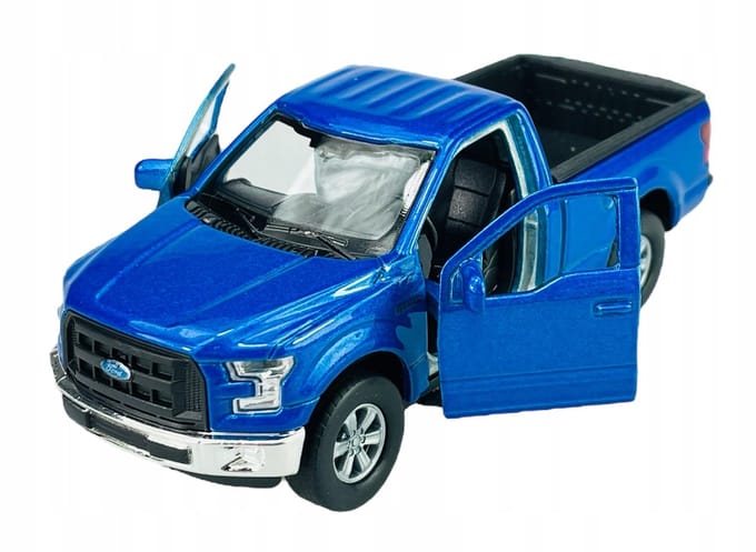 Welly Ford F-150 Regular Cab 1:34 Blauw Metalen Speelgoedauto
