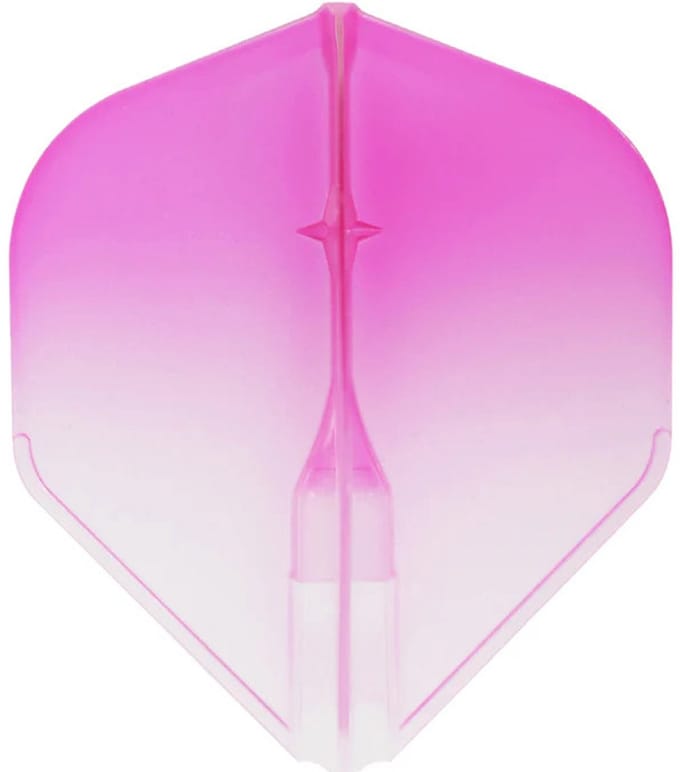 L-Style EZ L1 Standard 2-Tone Clear White Pink - Dart Flights